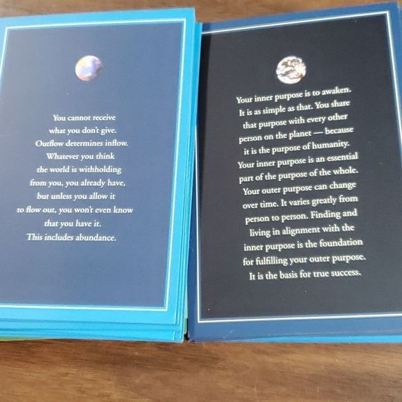 A New Earth Awakening to Your Life's Purpose Eckhart Tolle 52 Inspiration Cards - Picture 5 of 6